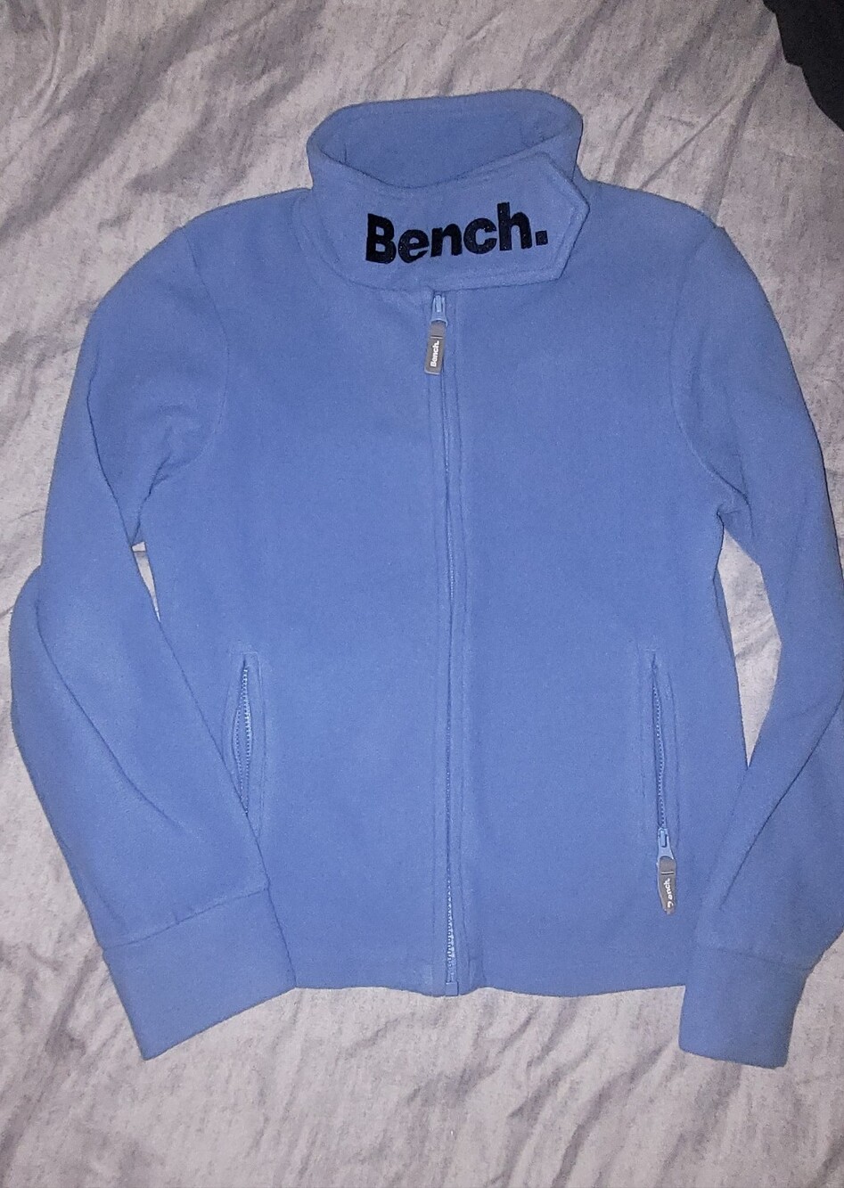 Bench Light Blue Full-Zip Kids Fleece Jacket